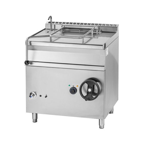 Billenő serpenyő gázüzemű, inox fenékkel ipari 80 liter GBS85.98 Inox